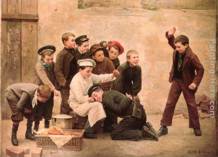 Paul Charles Chocarne-Moreau The Spanking